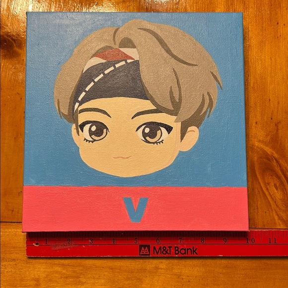 Tiny Tan V Paint By Number Canvas Painted Picture - Picture 7 of 8